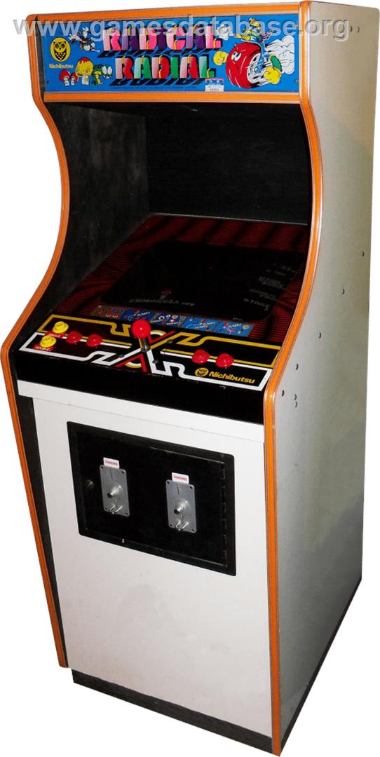 Radical Radial - Arcade - Artwork - Cabinet