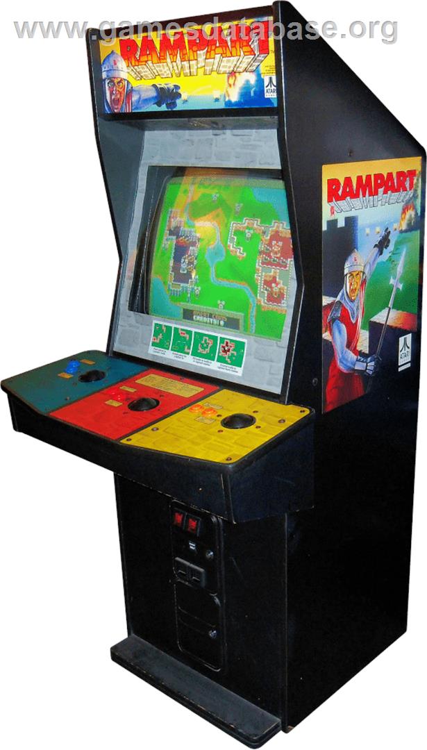 Rampart - Arcade - Artwork - Cabinet