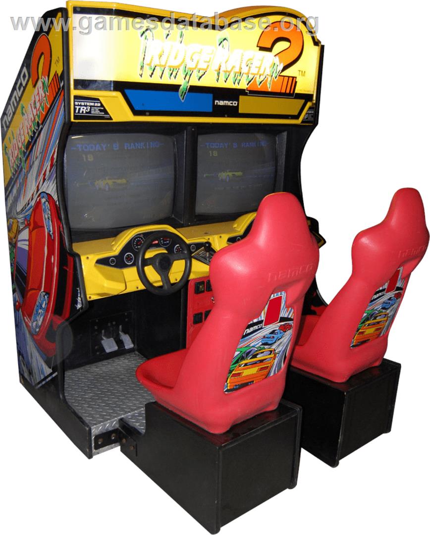 Ridge Racer 2 - Arcade - Artwork - Cabinet