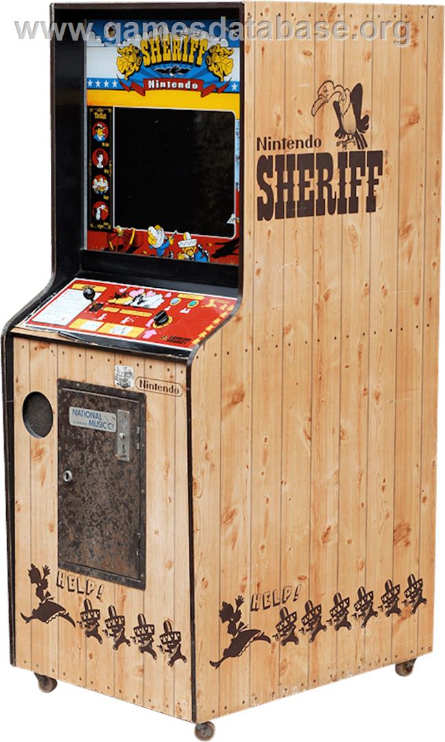 Sheriff - Arcade - Artwork - Cabinet