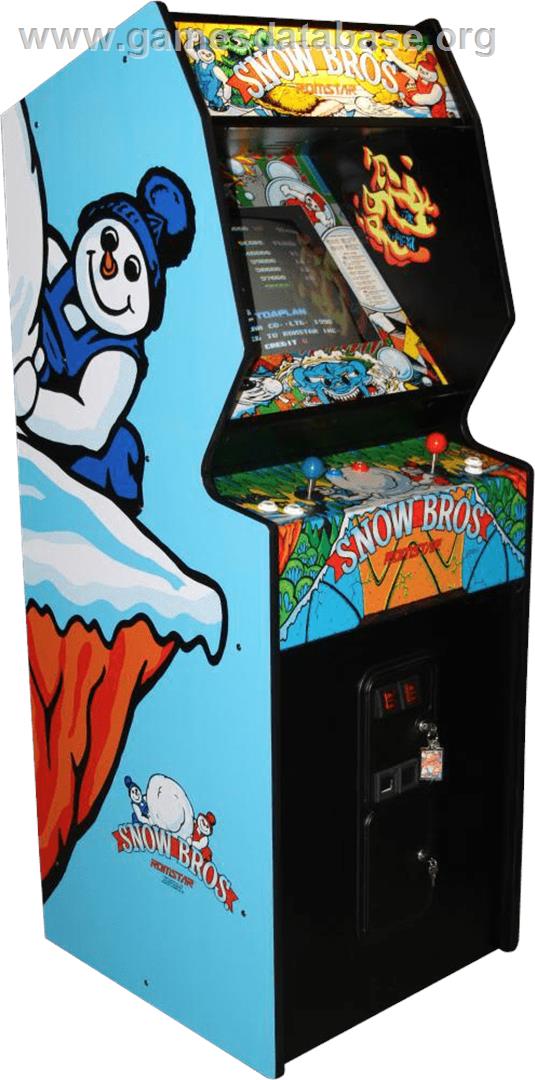 Snow Brothers 3 - Magical Adventure - Arcade - Artwork - Cabinet