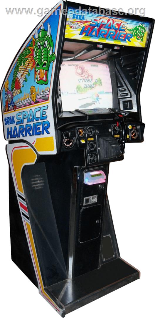 Space Harrier - Arcade - Artwork - Cabinet