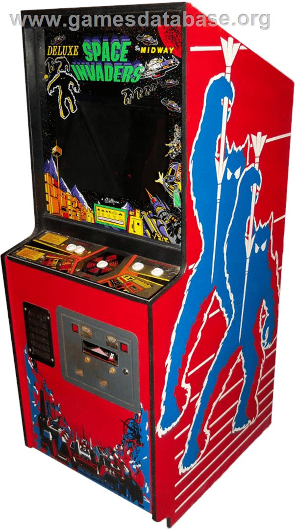 Space Invaders Deluxe - Arcade - Artwork - Cabinet