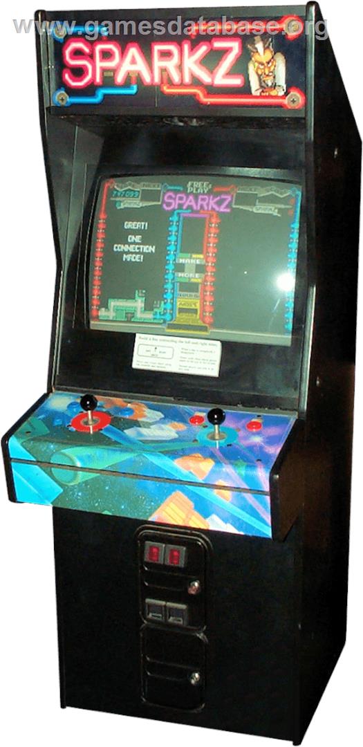 Sparkz - Arcade - Artwork - Cabinet
