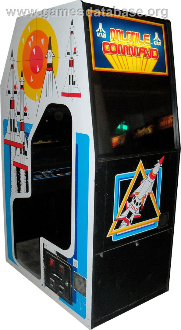 Super Missile Attack - Arcade - Artwork - Cabinet