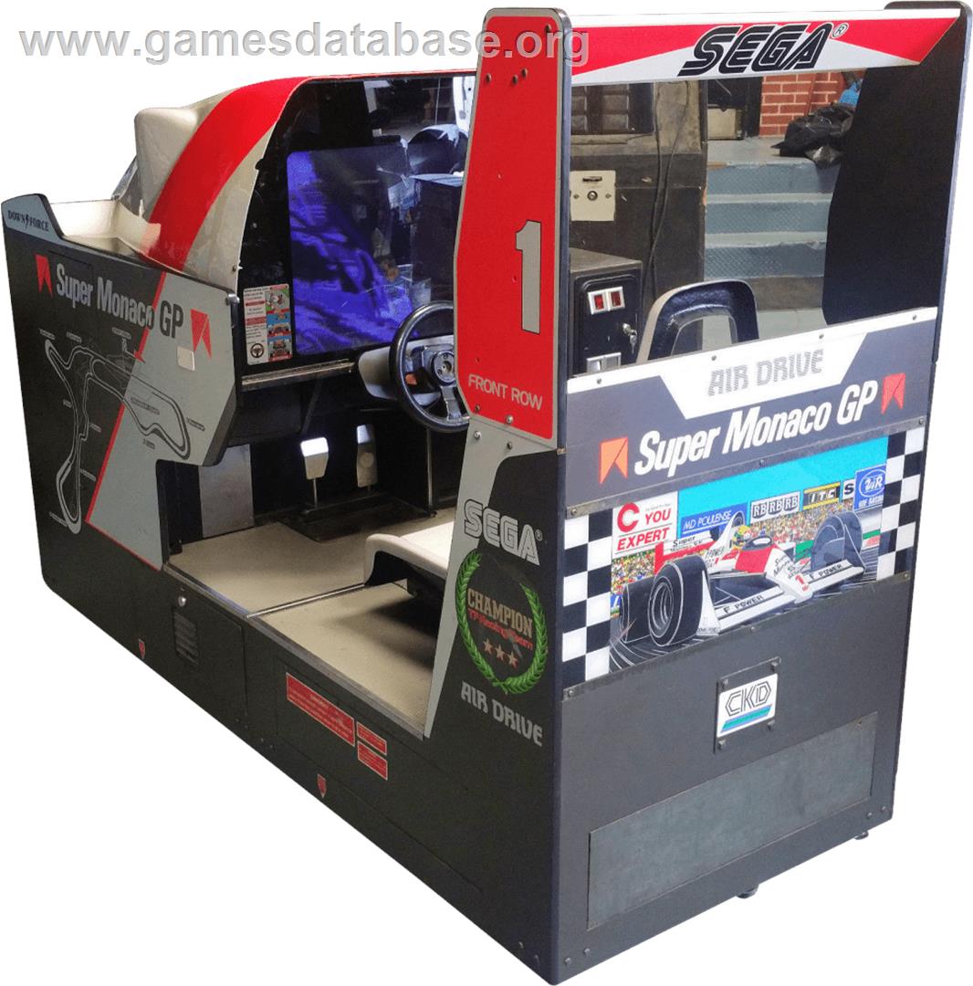 Super Monaco GP - Arcade - Artwork - Cabinet