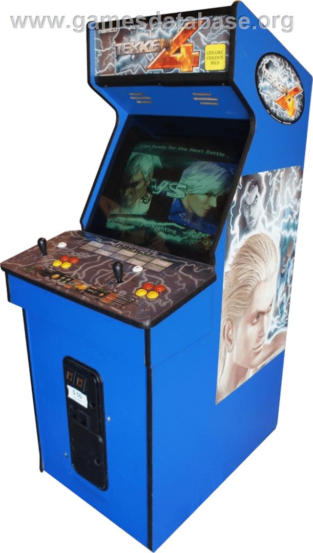 Tekken 4 - Arcade - Artwork - Cabinet