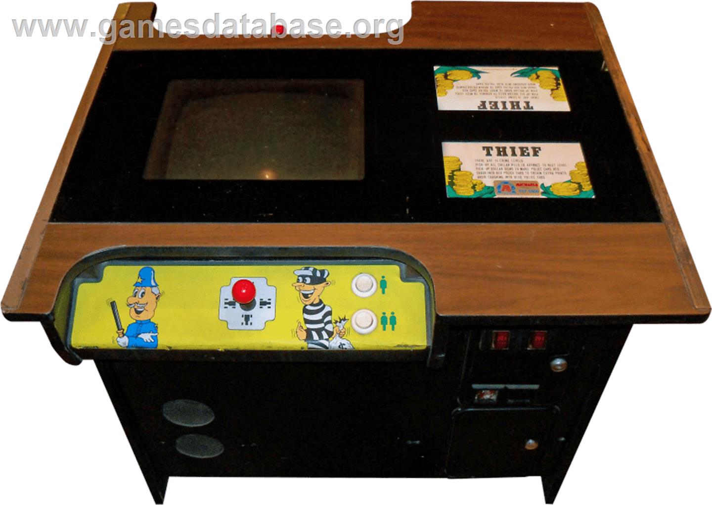 Thief - Arcade - Artwork - Cabinet