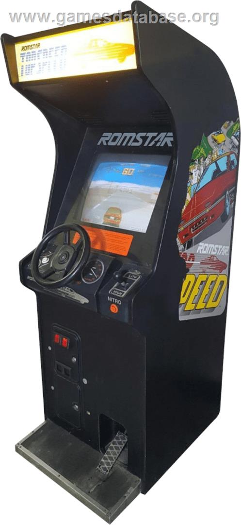 Top Speed - Arcade - Artwork - Cabinet