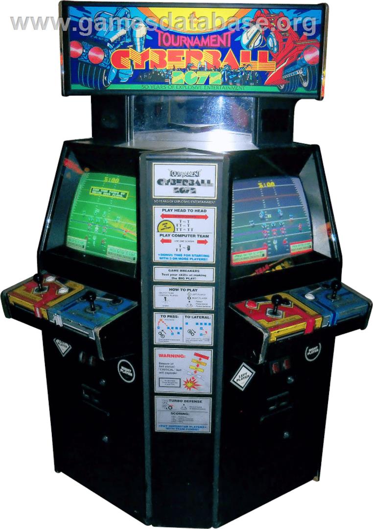 Tournament Cyberball 2072 - Arcade - Artwork - Cabinet