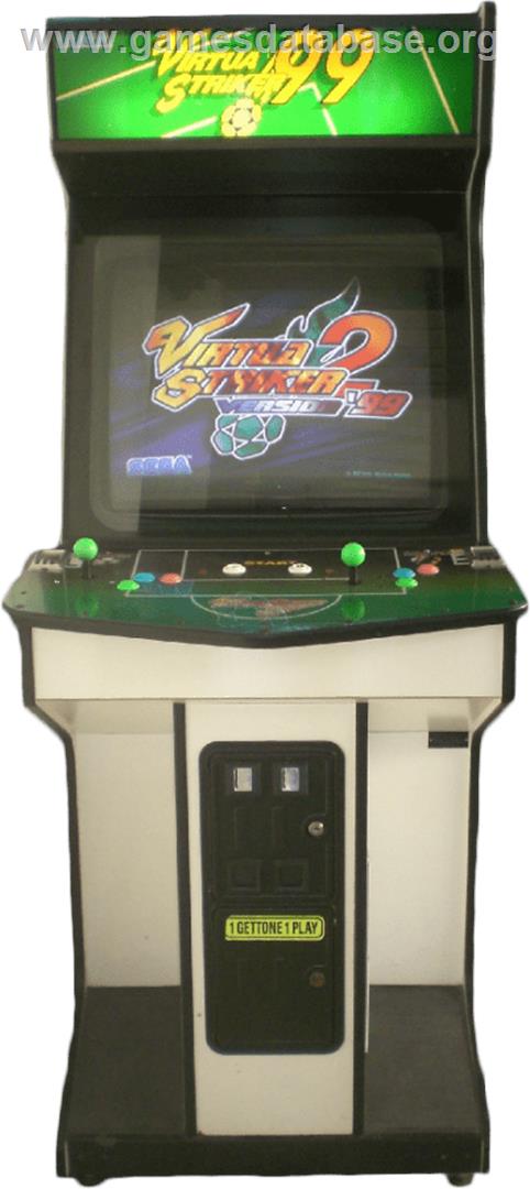 Virtua Striker 2 '99.1 - Arcade - Artwork - Cabinet