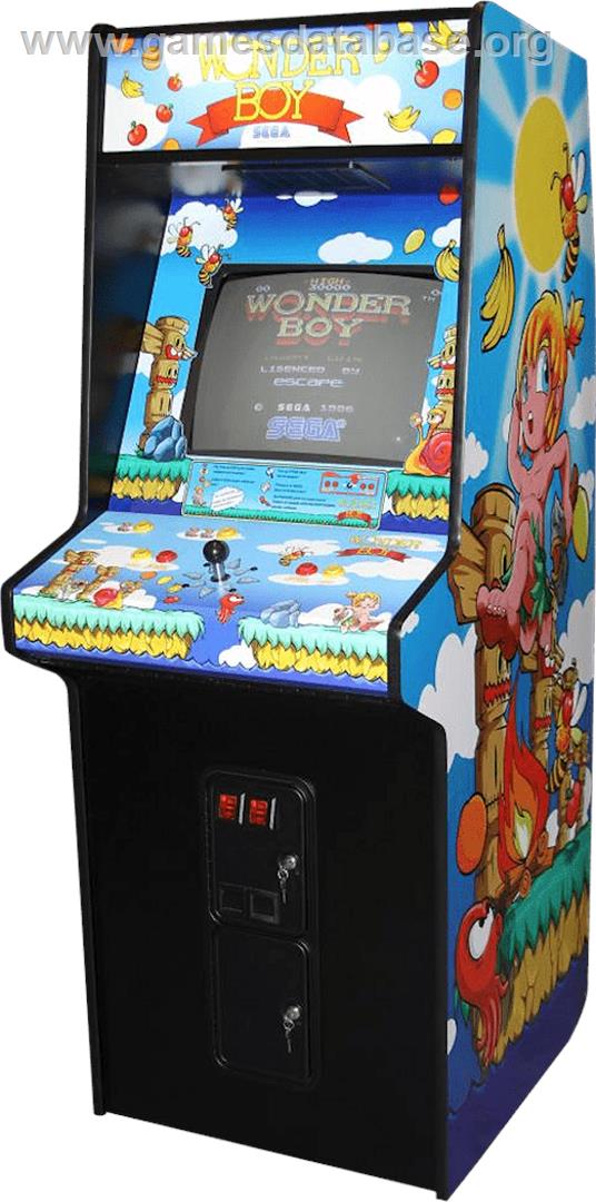 Wonder Boy Deluxe - Arcade - Artwork - Cabinet