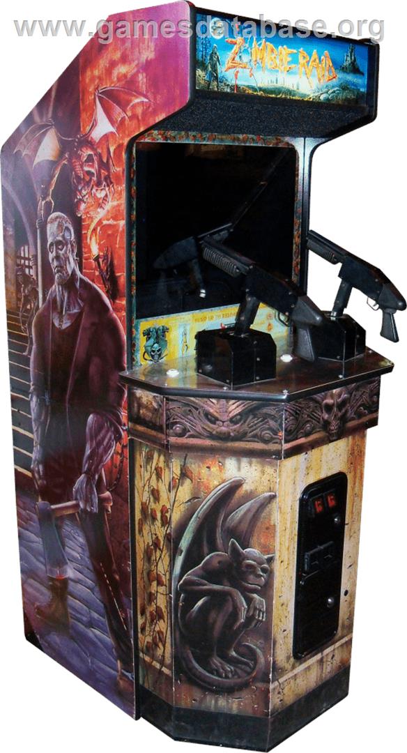 Zombie Raid - Arcade - Artwork - Cabinet