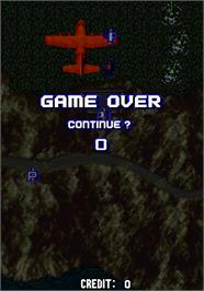 Game Over Screen for Aero Fighters.