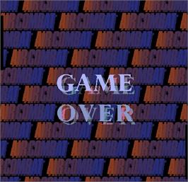 Game Over Screen for Air Combat.