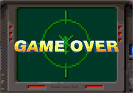 Game Over Screen for Air Rescue.