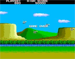 Game Over Screen for Airwolf.
