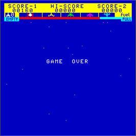 Game Over Screen for Astro Fire.