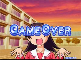 Game Over Screen for Azumanga Daioh Puzzle Bobble.