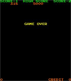 Game Over Screen for Azurian Attack.