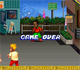 Game Over Screen for B.Rap Boys.