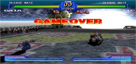 Game Over Screen for Battle Arena Toshinden 2.