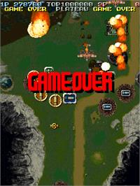 Game Over Screen for Battle Garegga - New Version.