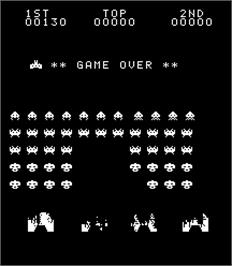 Game Over Screen for Beam Invader.
