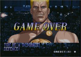 Game Over Screen for Best Bout Boxing.