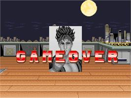 Game Over Screen for Big Fight - Big Trouble In The Atlantic Ocean.