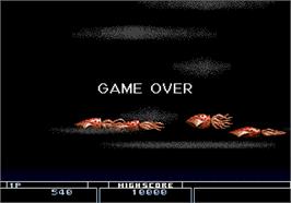 Game Over Screen for Bio-hazard Battle.