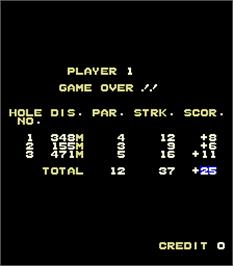 Game Over Screen for Birdie King.