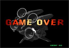 Game Over Screen for Blazing Star.