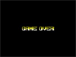 Game Over Screen for Blood Warrior.