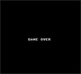 Game Over Screen for Bloody Wolf.
