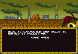 Game Over Screen for Blue's Journey / Raguy.