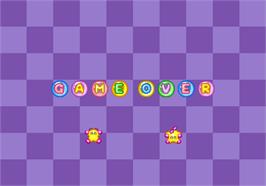 Game Over Screen for Bubble Symphony.