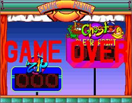 Game Over Screen for Bubble Trouble.