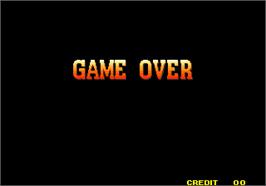 Game Over Screen for Burning Fight.