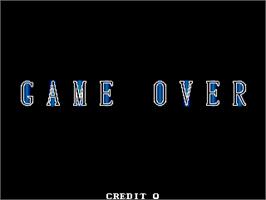 Game Over Screen for Cannon Dancer.