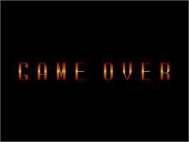 Game Over Screen for Captain America and The Avengers.