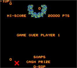 Game Over Screen for Cash Quiz.