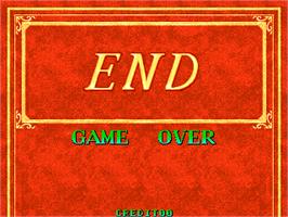 Game Over Screen for Chain Reaction.