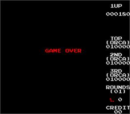 Game Over Screen for Changes.