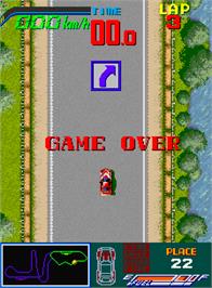 Game Over Screen for Chequered Flag.
