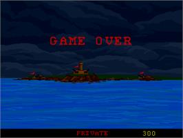 Game Over Screen for Combat.