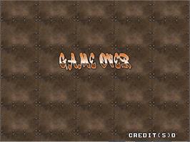 Game Over Screen for Cool Boarders Arcade Jam.