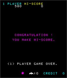 Game Over Screen for Cosmo.