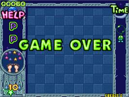 Game Over Screen for Cross Pang.