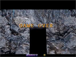 Game Over Screen for Crypt Killer.